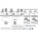ZM-DCHCB09-3DBEO-20 Петля GTV DCHC 3D накладна  самодотягуюча гідравлічна з прямою планкою, Чорний 