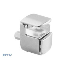 PP-GL-E410-01 Полицетримач GTV для скляних полиць E410 Хром