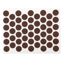 Заглушка конфирмата самоклеящаяся Weiss d=14 Орех темный 7455 (50 шт)