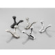 WZ-TOLED-B0-01 Гачок  GTV TOLED B0 Хром 