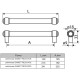 Ручка Gamet RE23-0320-G0035 Античная бронза